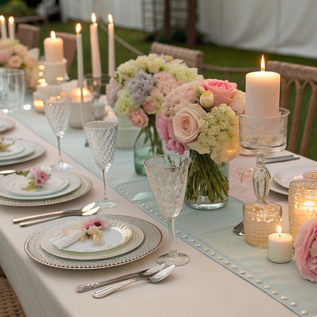Elegant blush party theme